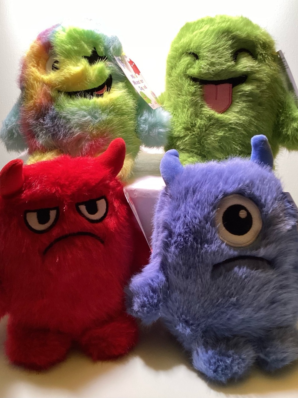 Set Of Four Bullseye Playground “Mini Monster Squad” Plush